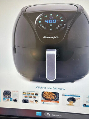 PowerXL MAXX 5-in-1 Air Fryer 5-in-1 Air Fryer Black Brand New used 2xs